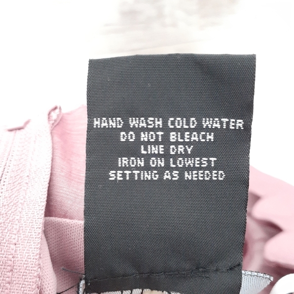 B. Darlin Scalloped Off Shoulder Dress Sz 15/16 Mauve 907 - Picture 6 of 6